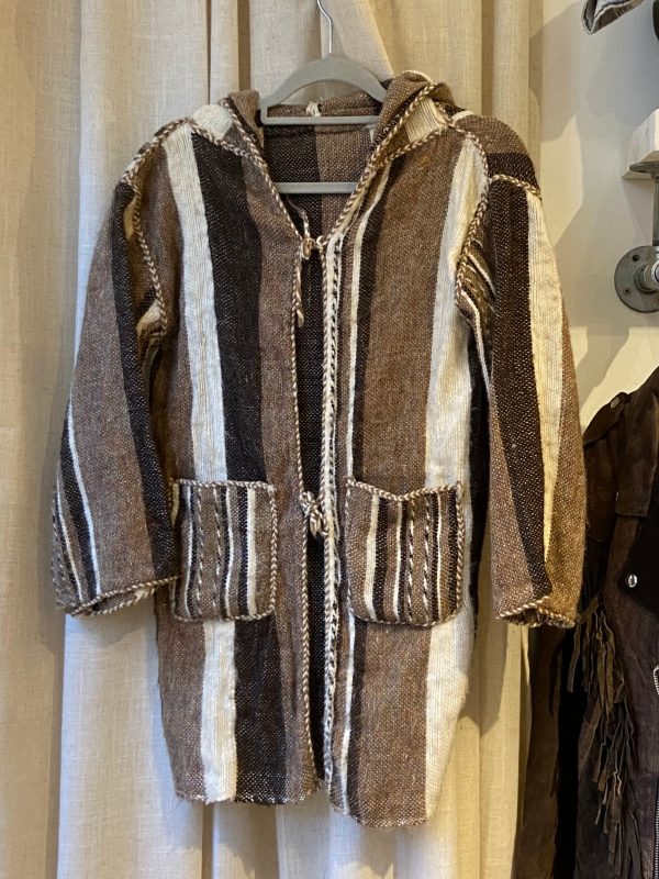 1970s Handwoven Baja Hoodie - Image 10