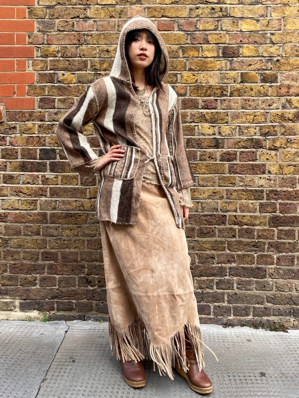 1970s Handwoven Baja Hoodie - Image 2