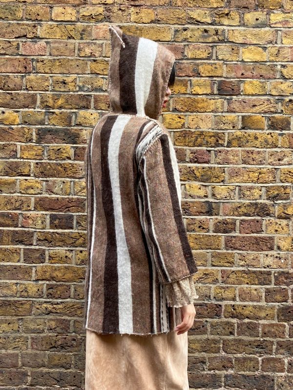 1970s Handwoven Baja Hoodie - Image 6