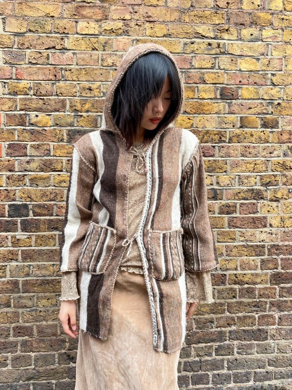1970s Handwoven Baja Hoodie - Image 4