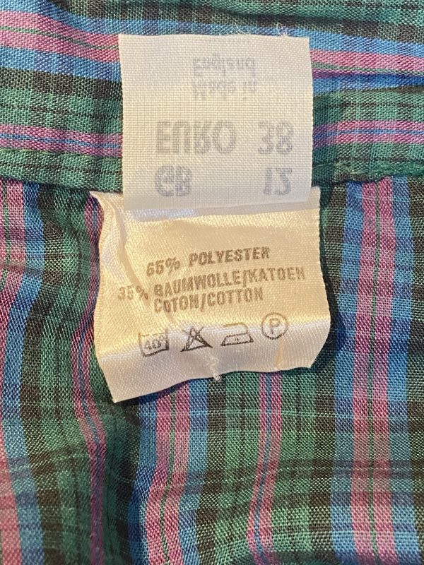 vintage blouse made in the UK late 1970s
