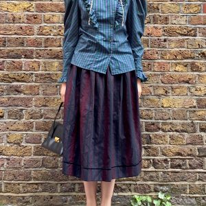 late 1970s Victorian revival blouse front