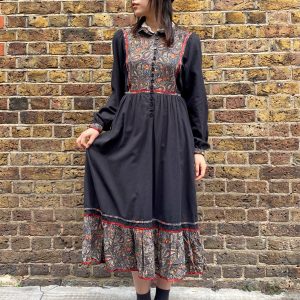 late 1970s prairie dress front view