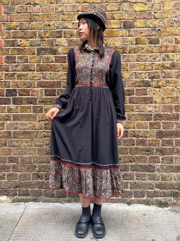 late 1970s prairie dress front view