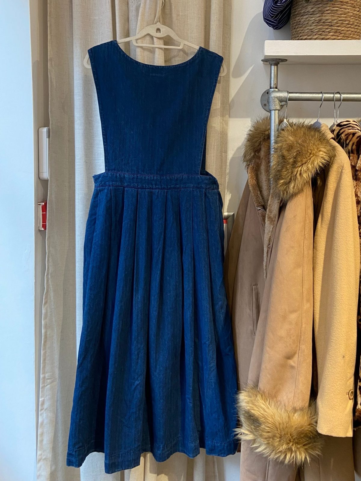 1980s Laura Ashley Denim Pinafore Dress 9 - Gong Nong Bing Vintage Laura Ashley dress in denim – 1980s vintage