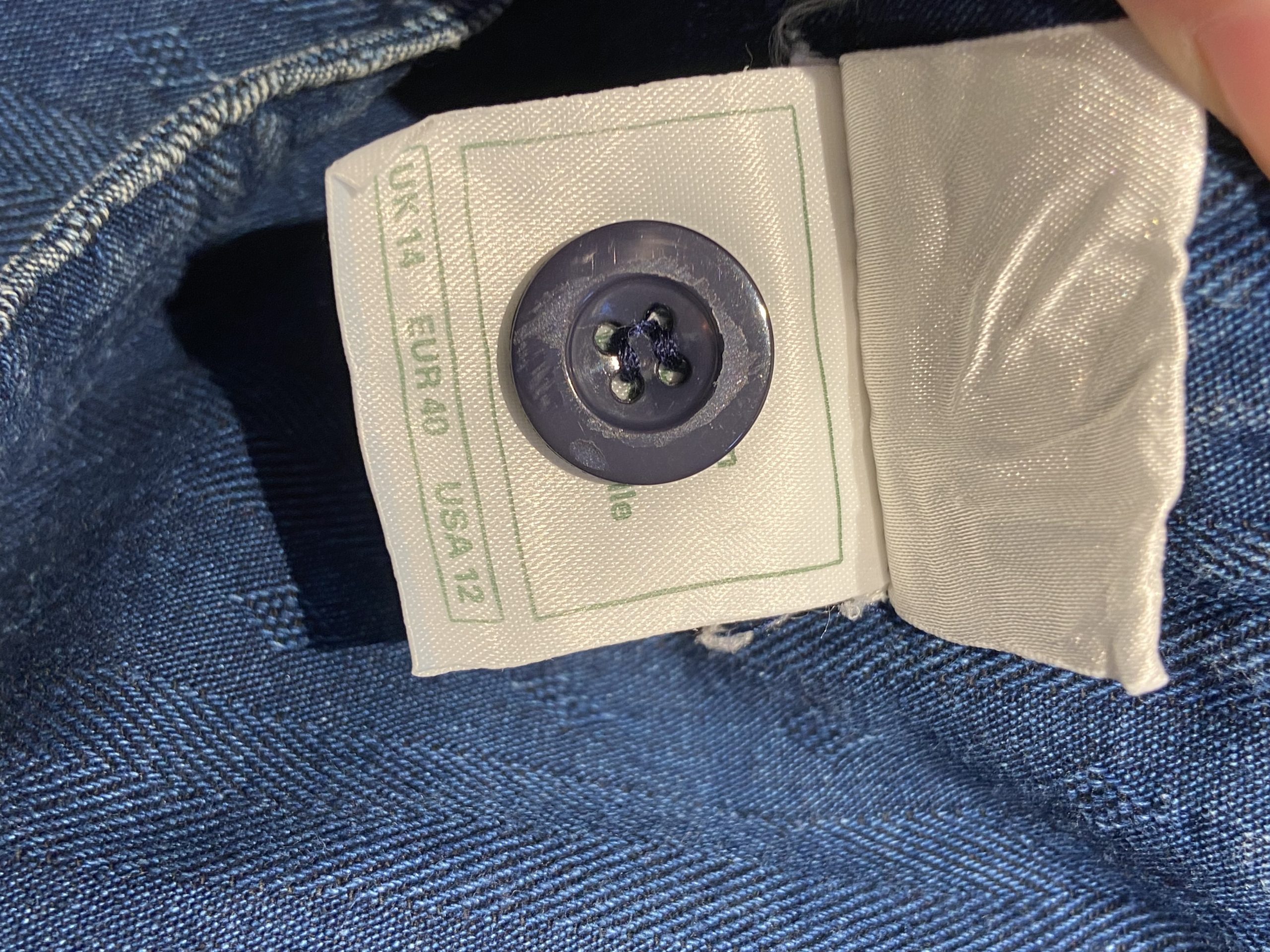 1980s Laura Ashley Denim Pinafore Dress 12 - Gong Nong Bing Vintage 1980s Laura Ashley Denim Pinafore Dress - Image 12