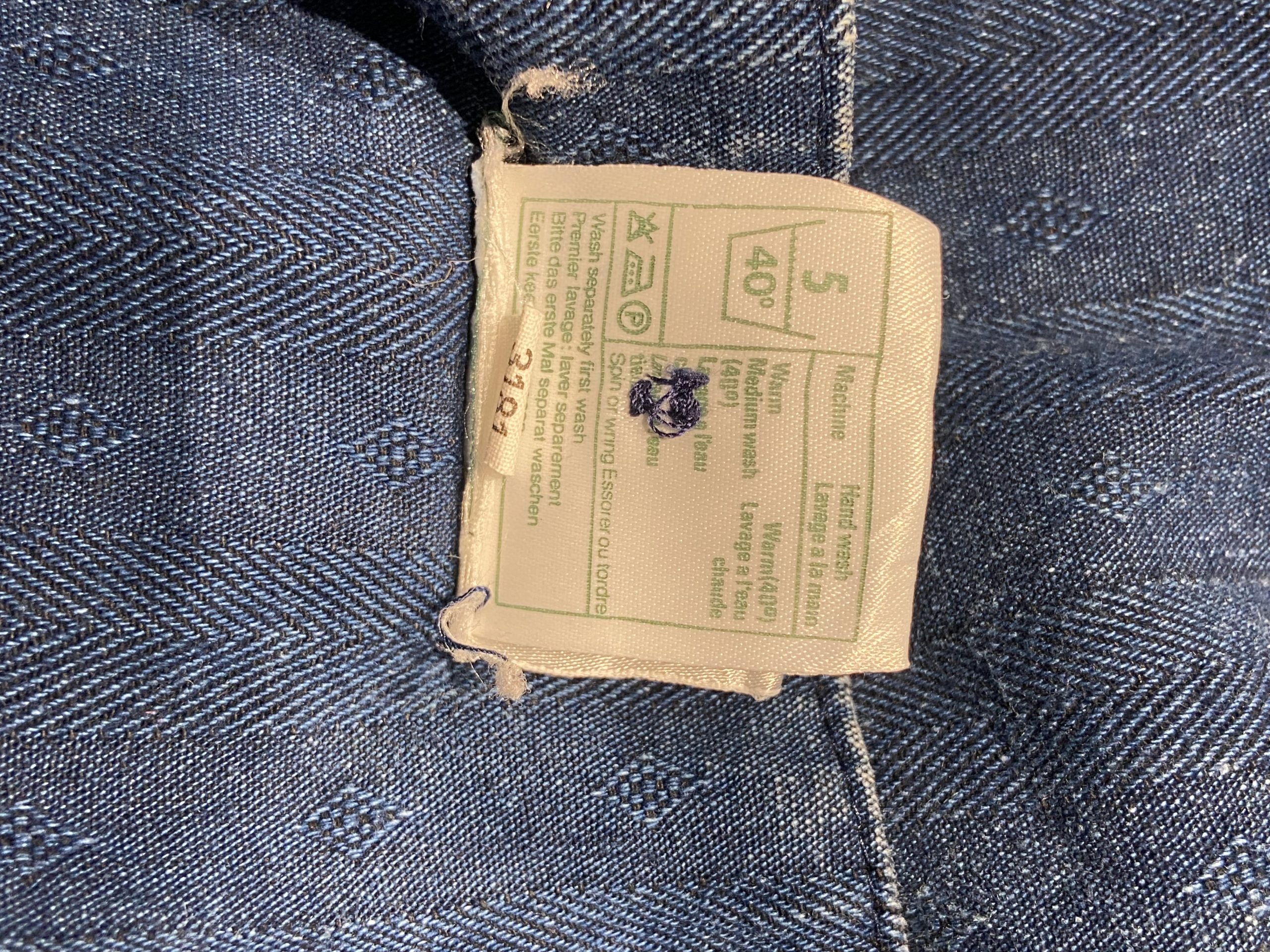 1980s Laura Ashley Denim Pinafore Dress 11 - Gong Nong Bing Vintage Laura Ashley dress in denim – 1980s vintage