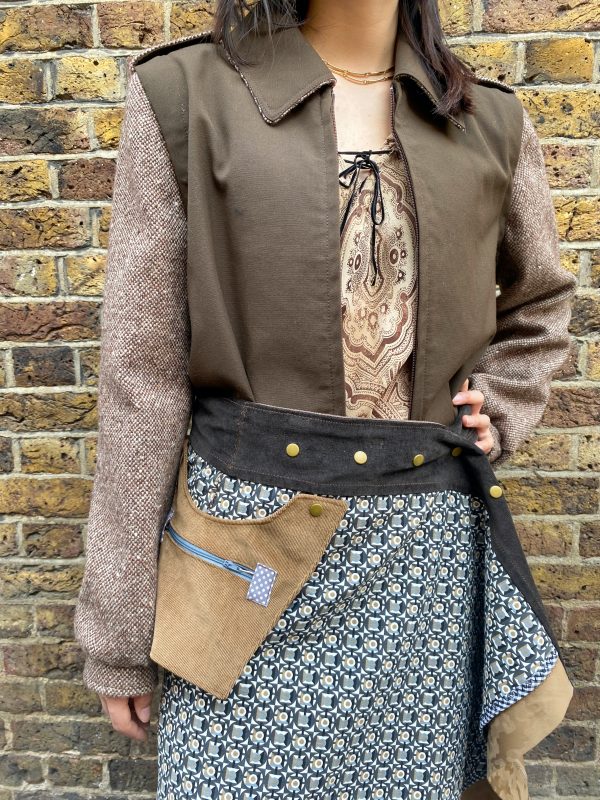 mid-1970s utility jacket by Quelrayn front view